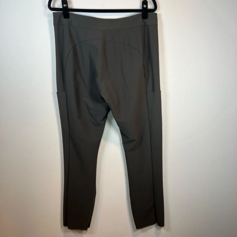 Athleta Stellar Pants Arbor Olive Stretch Skinny Pockets Office Outdoor  16 Tall - Picture 11 of 16